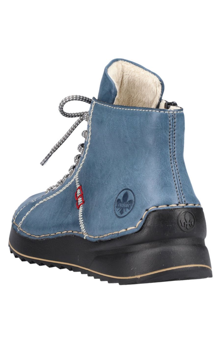 Rieker Stitch Boot in Blue