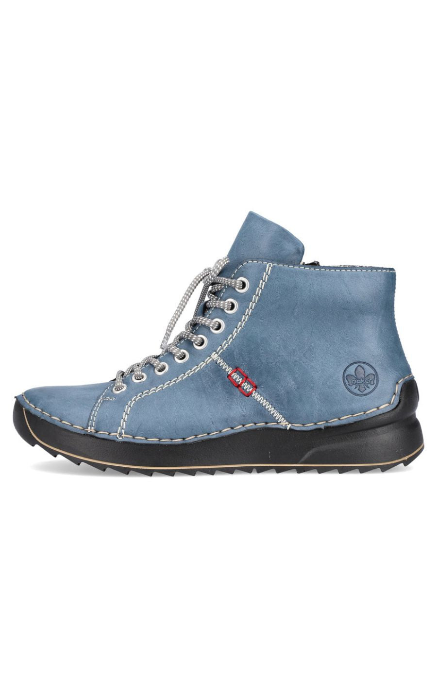 Rieker Stitch Boot in Blue