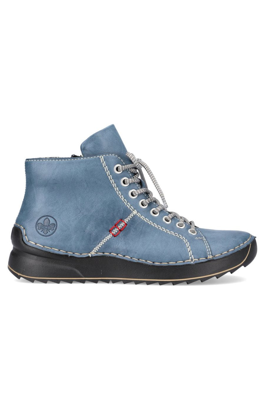 Rieker Stitch Boot in Blue