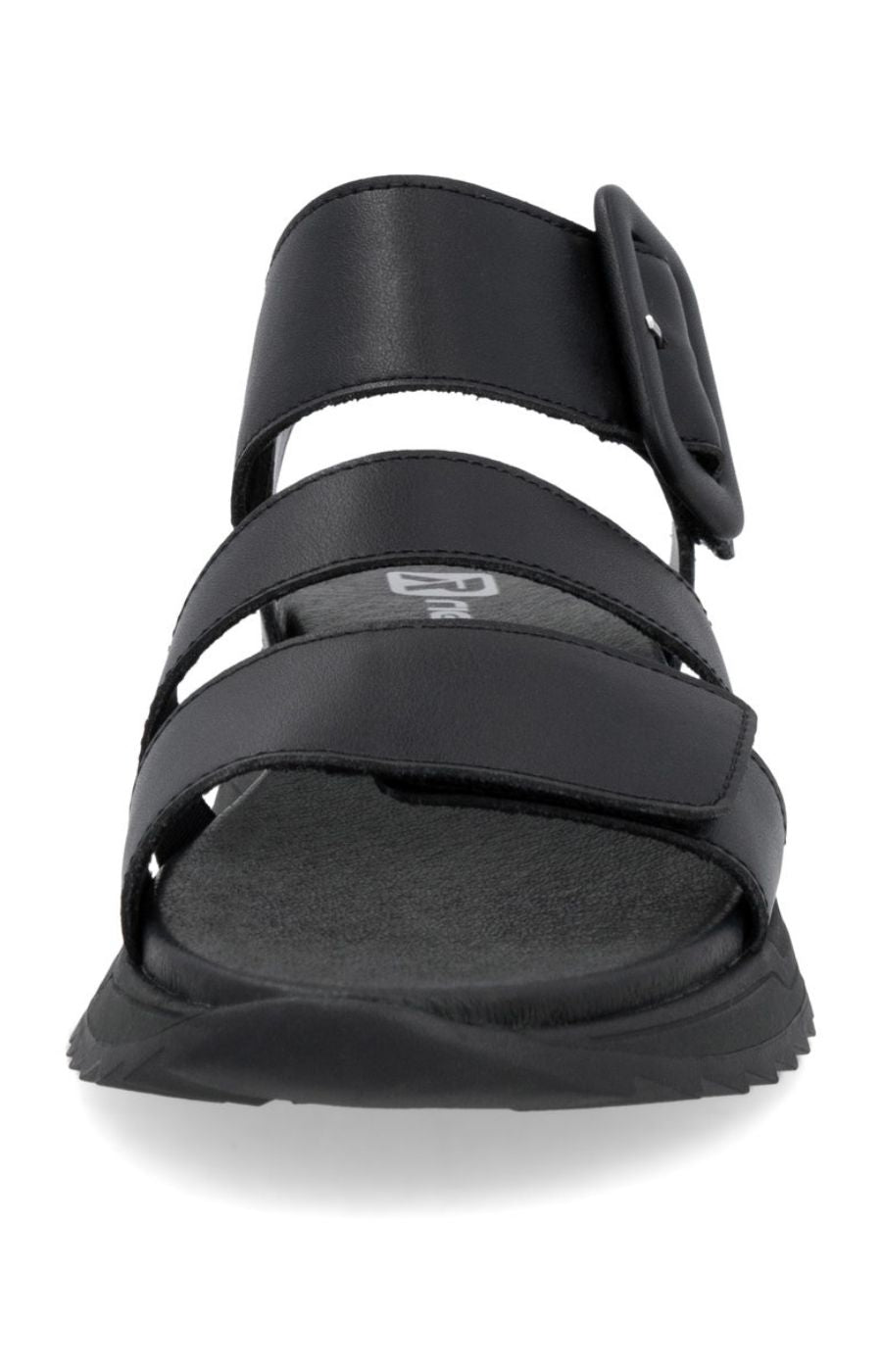 Rieker Strappy Sandal in Black