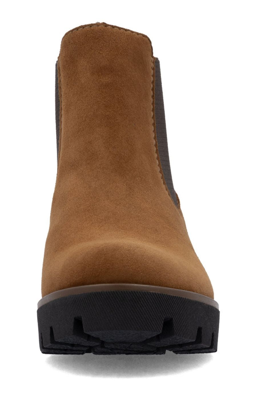 Rieker Suede Chelsea Boot in Brown