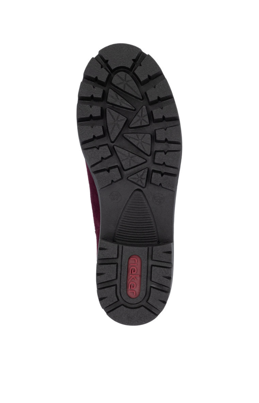 Rieker Suede Chelsea Boot in Wine