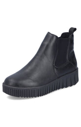 Rieker Zip Chelsea Boot in Black