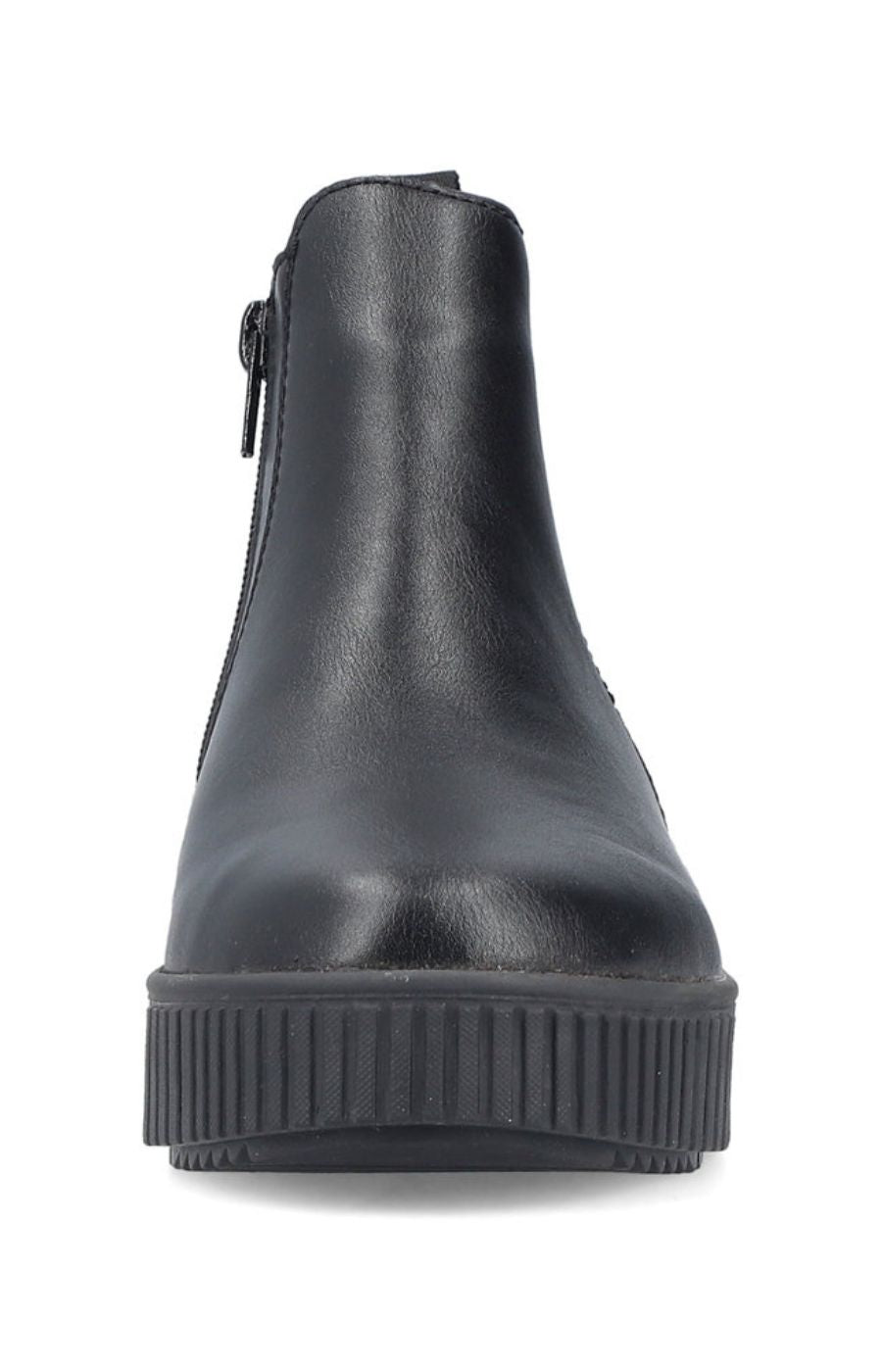 Rieker Zip Chelsea Boot in Black