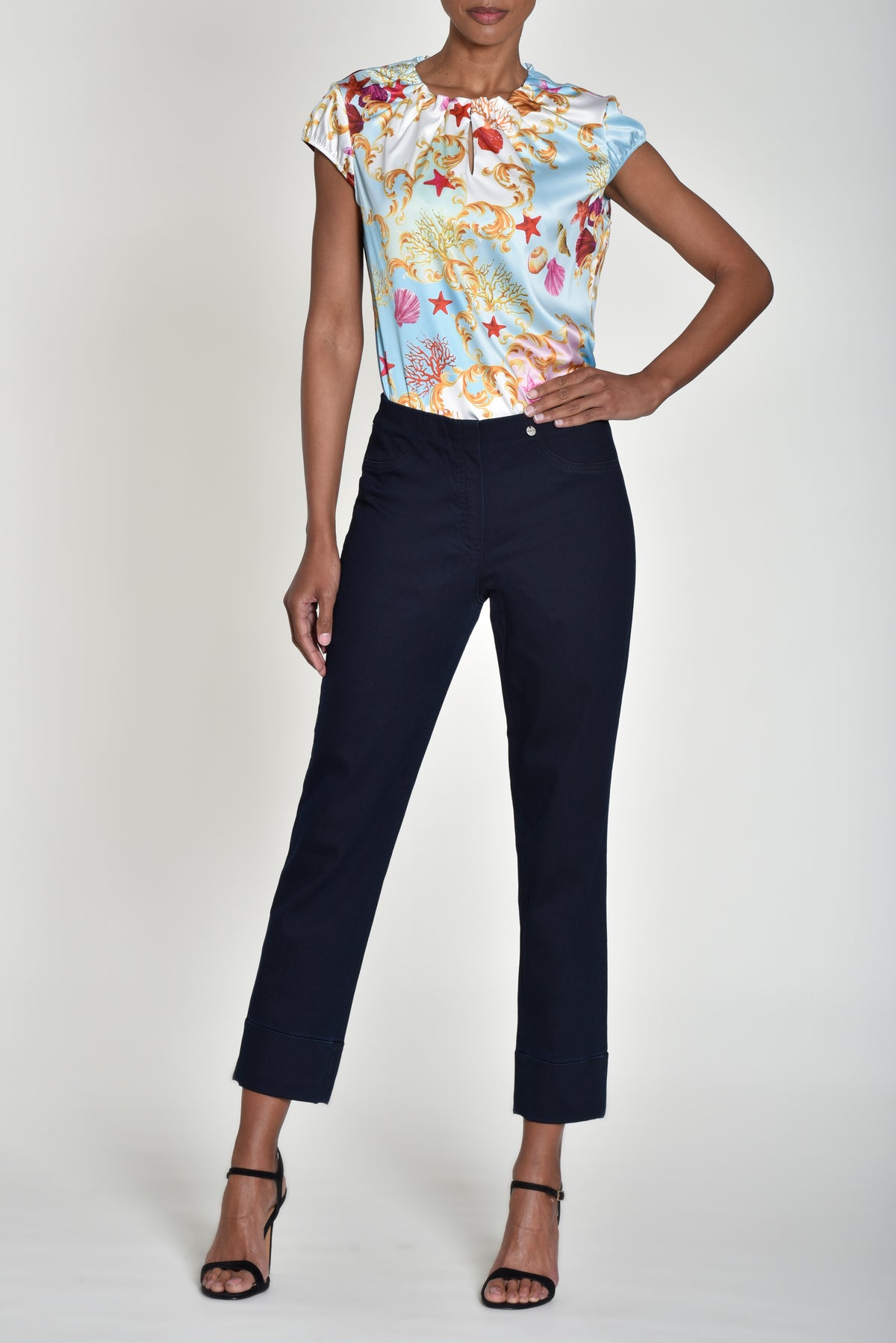 Robell 7/8 jeans Navy