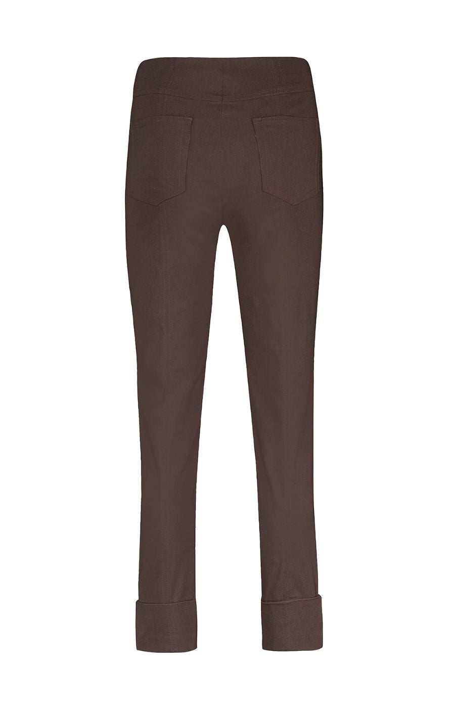 Robell 7/8ths Trousers in Chocolate