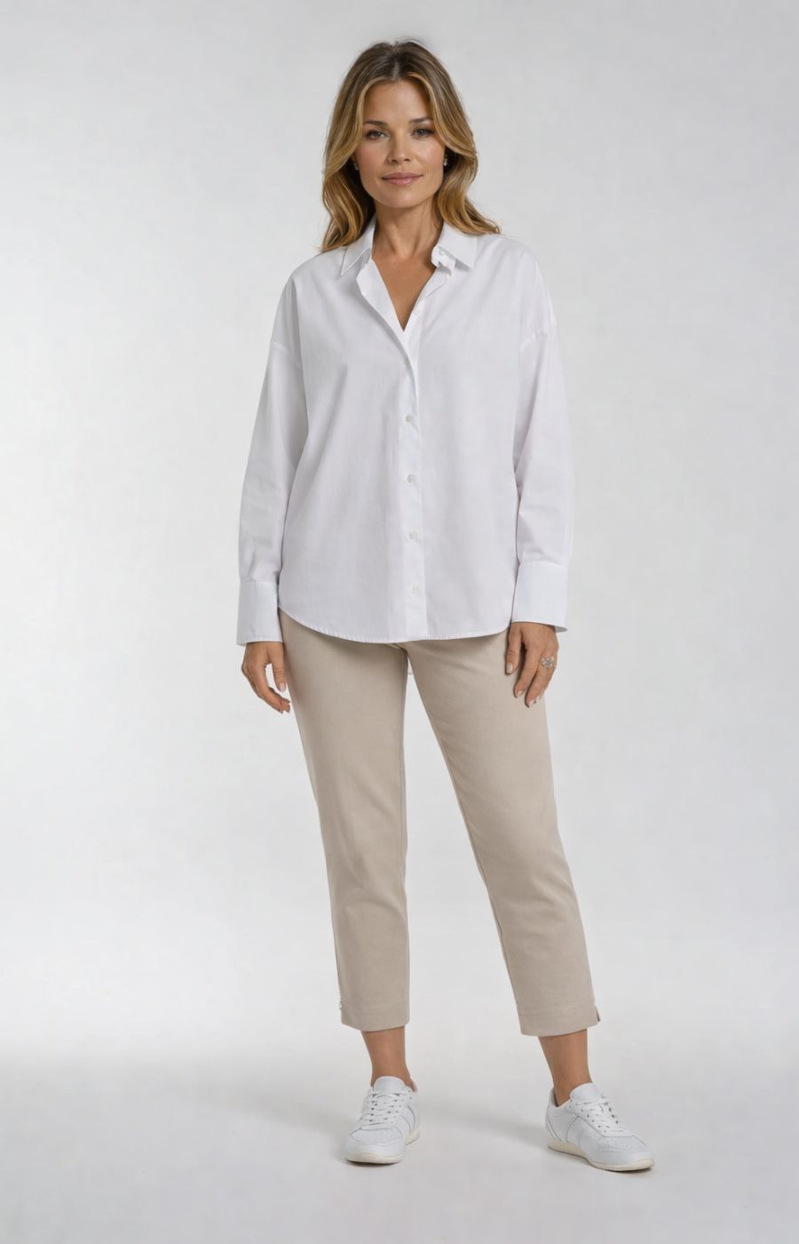 Robell Bella 09 Trousers in Beige