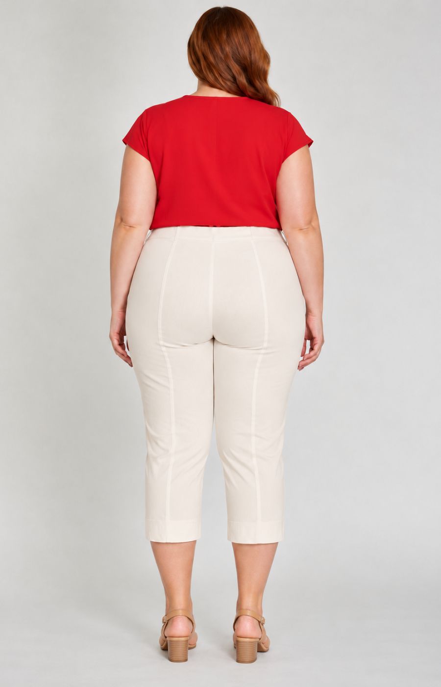 Robell Crop Trousers | Cream