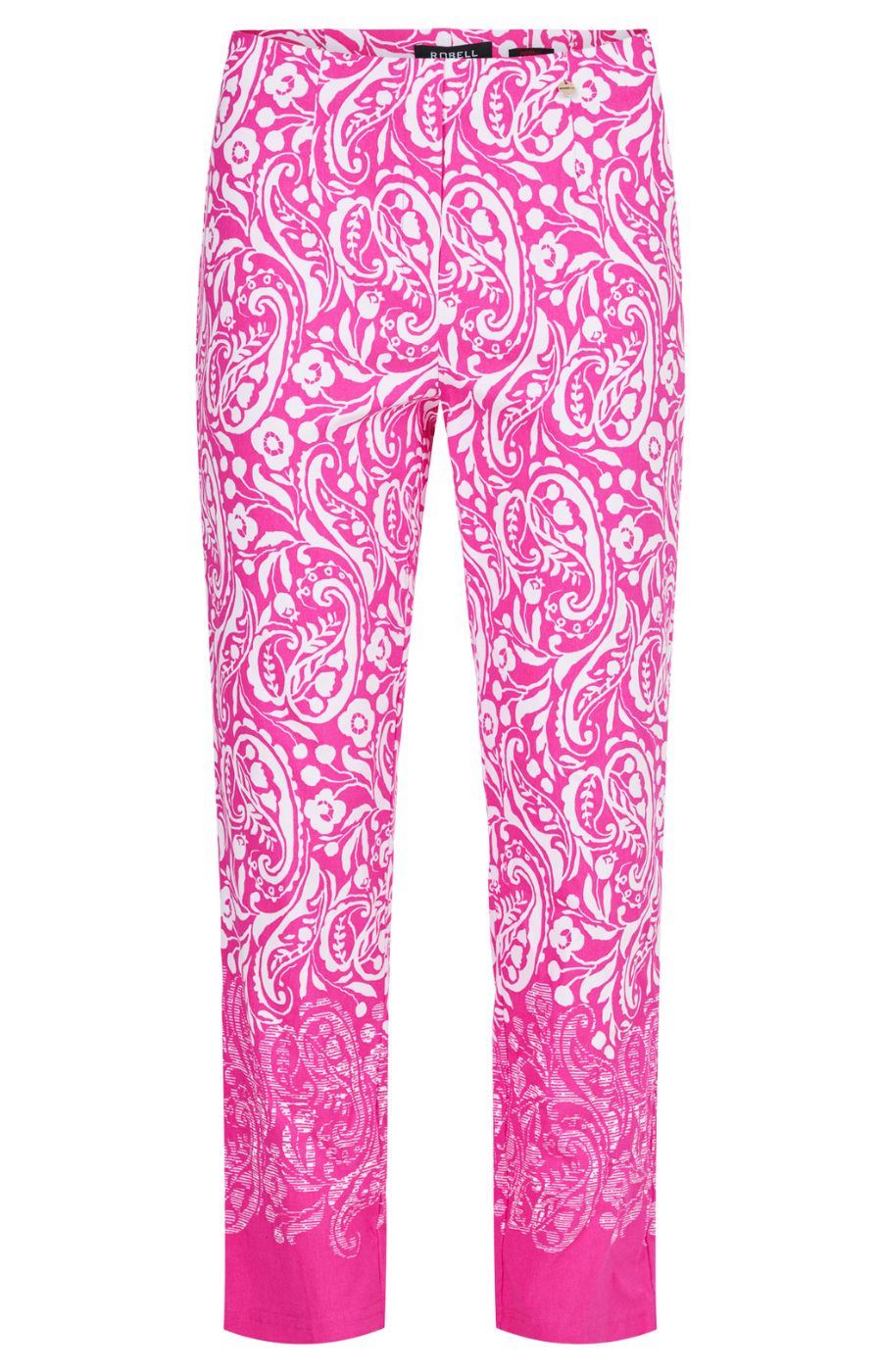 Robell Marie Trousers in Pink Paisley