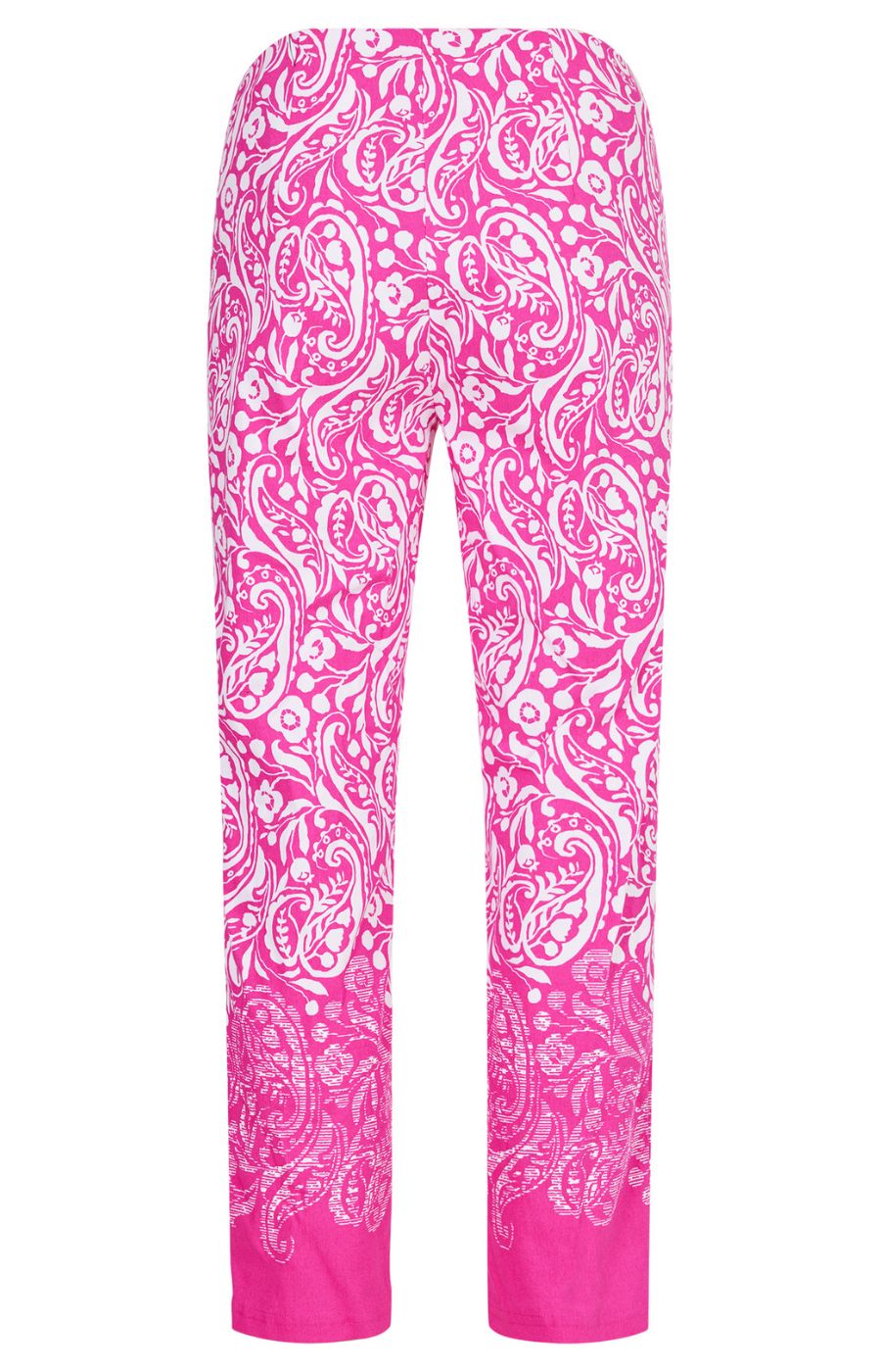 Robell Marie Trousers in Pink Paisley