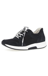 Rolling Soft Navy Trainer by Gabor