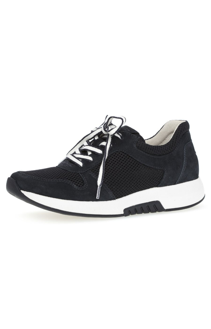 Rolling Soft Navy Trainer by Gabor