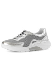 Rolling Soft Silver Trainer by Gabor