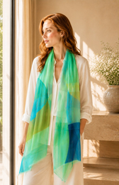 Sadie Scarf in Turquoise