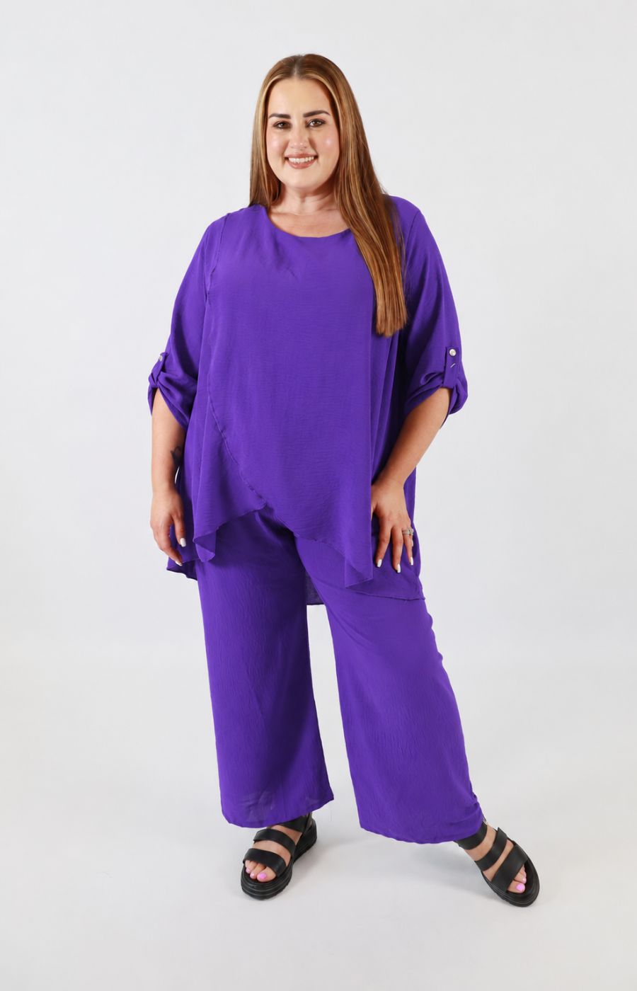 Shania Co-ord in Purple