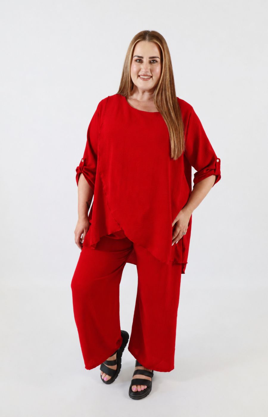 Shania Co-ord in Red