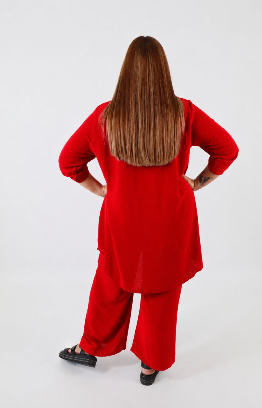 Shania Co-ord in Red