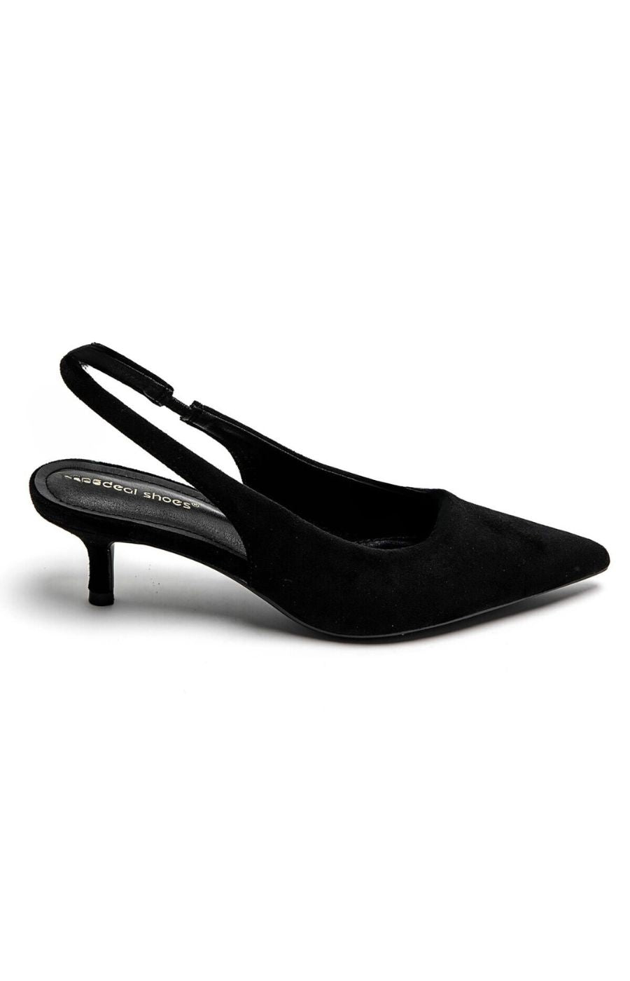 Sling Back Shoe in Black