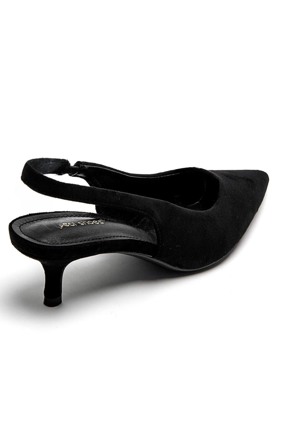 Sling Back Shoe in Black
