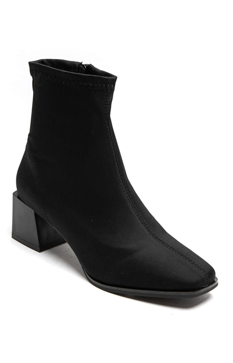 Square Toe Boot in Black