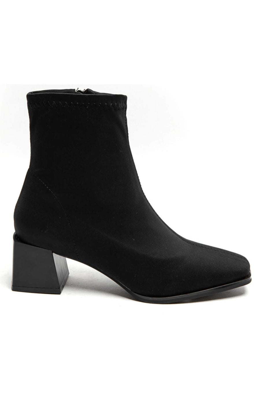 Square Toe Boot in Black