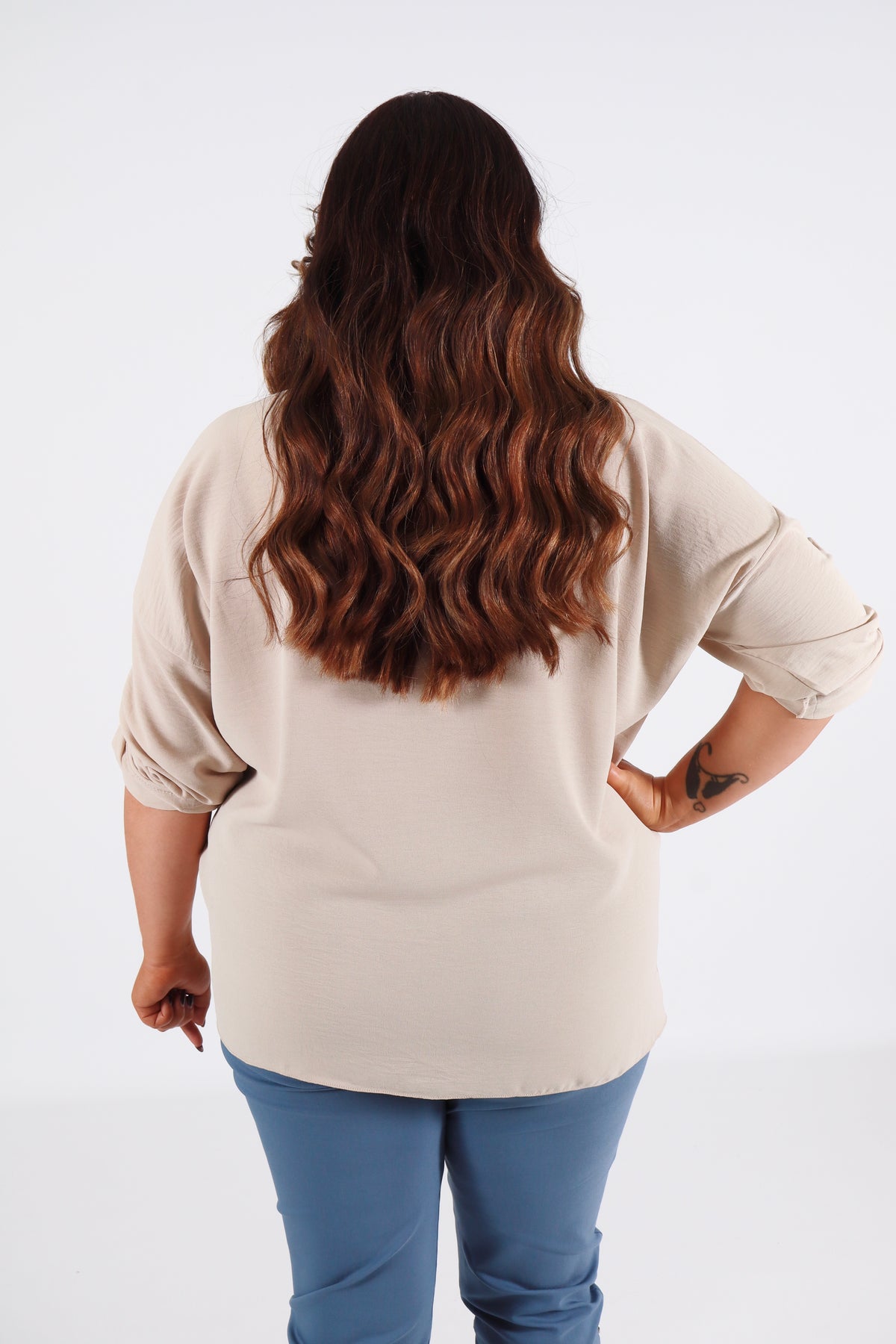 Stephanie Blouse in Beige