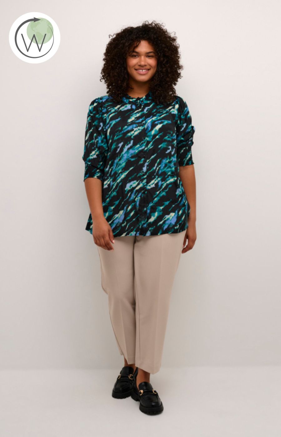 Kaffe Curve Natana Printed Shirt