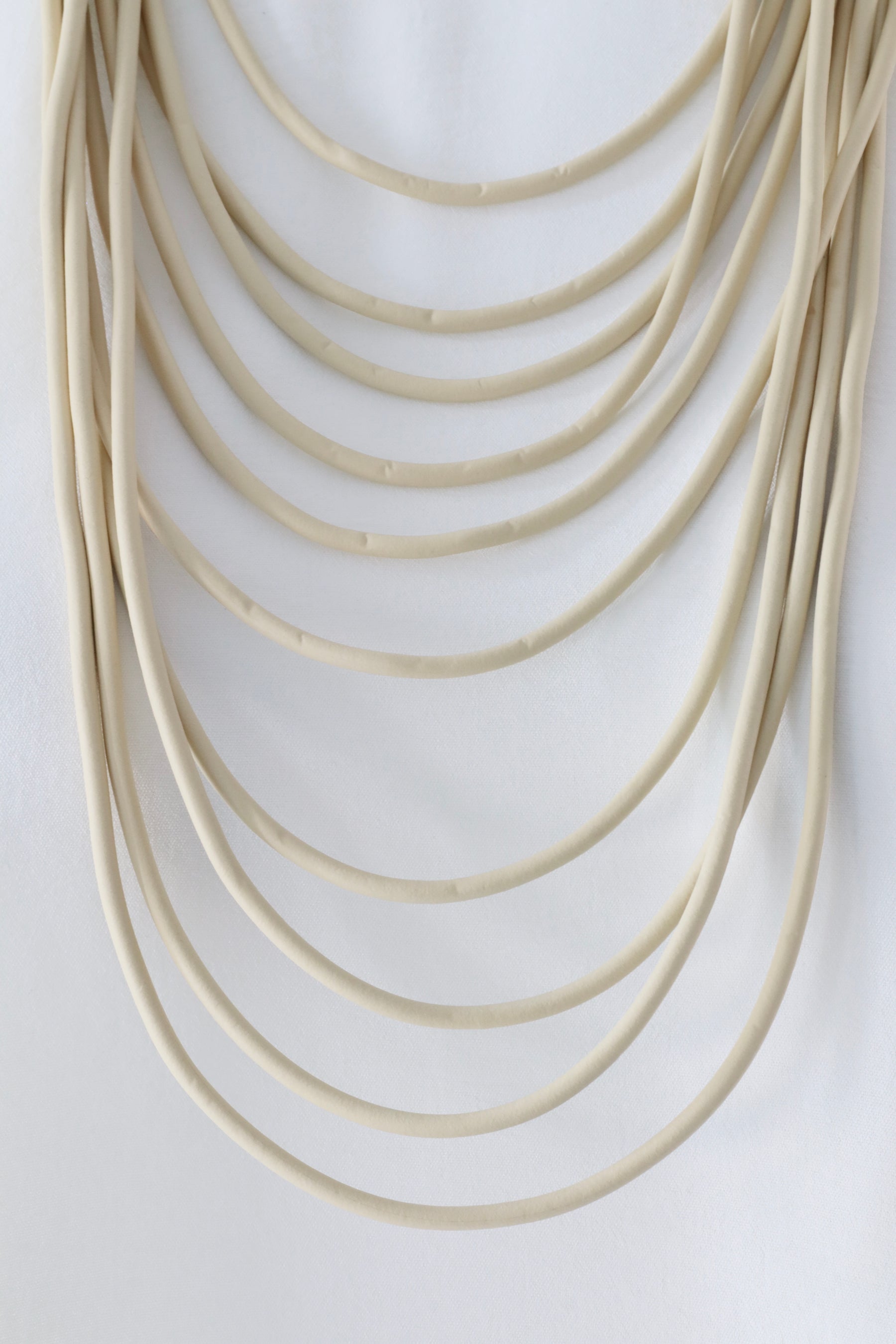 Talia Necklace in Beige