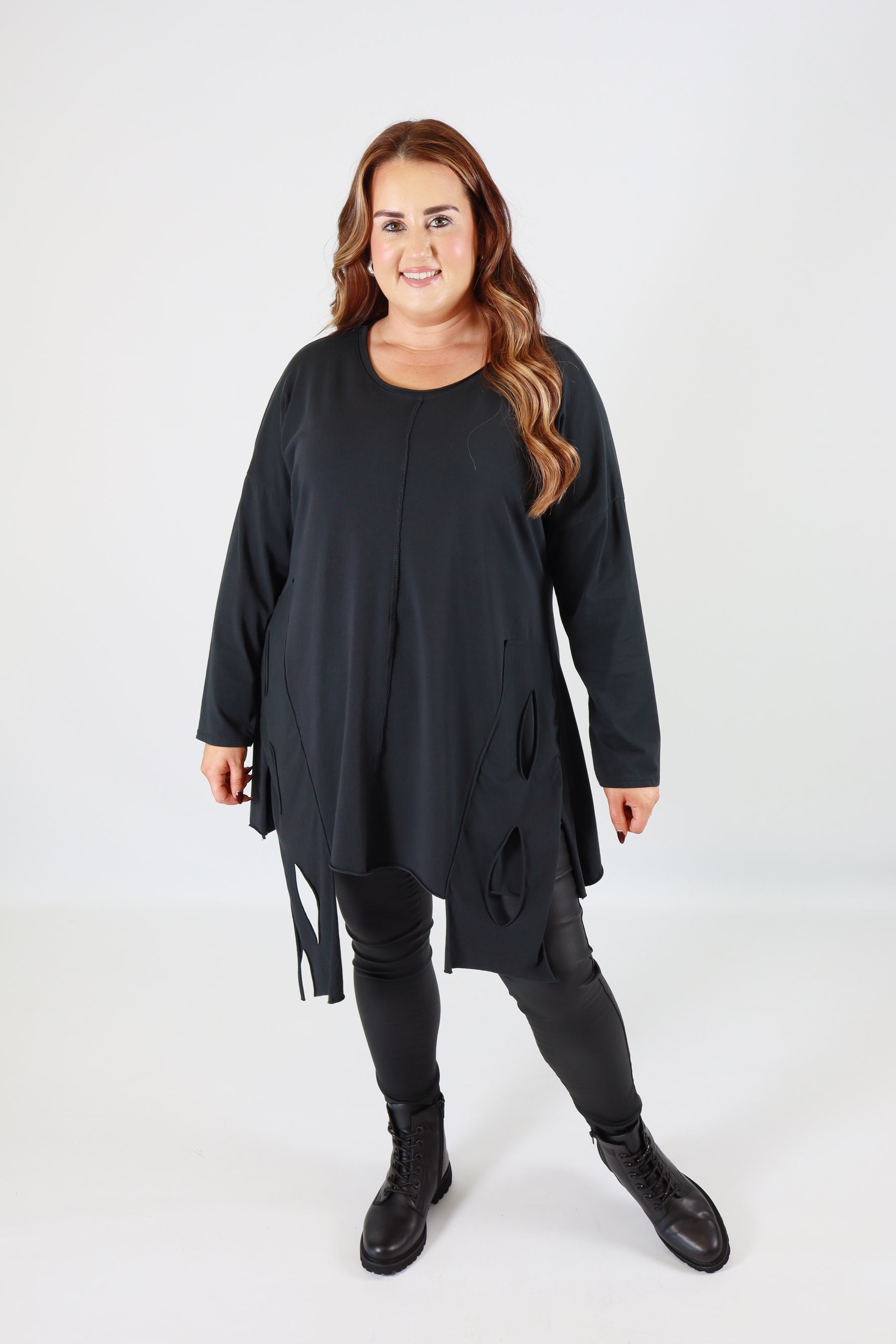 Tamsin Top In Grey