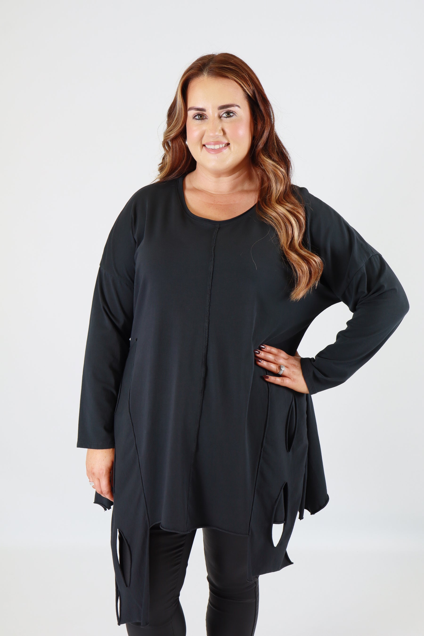 Tamsin Top In Grey