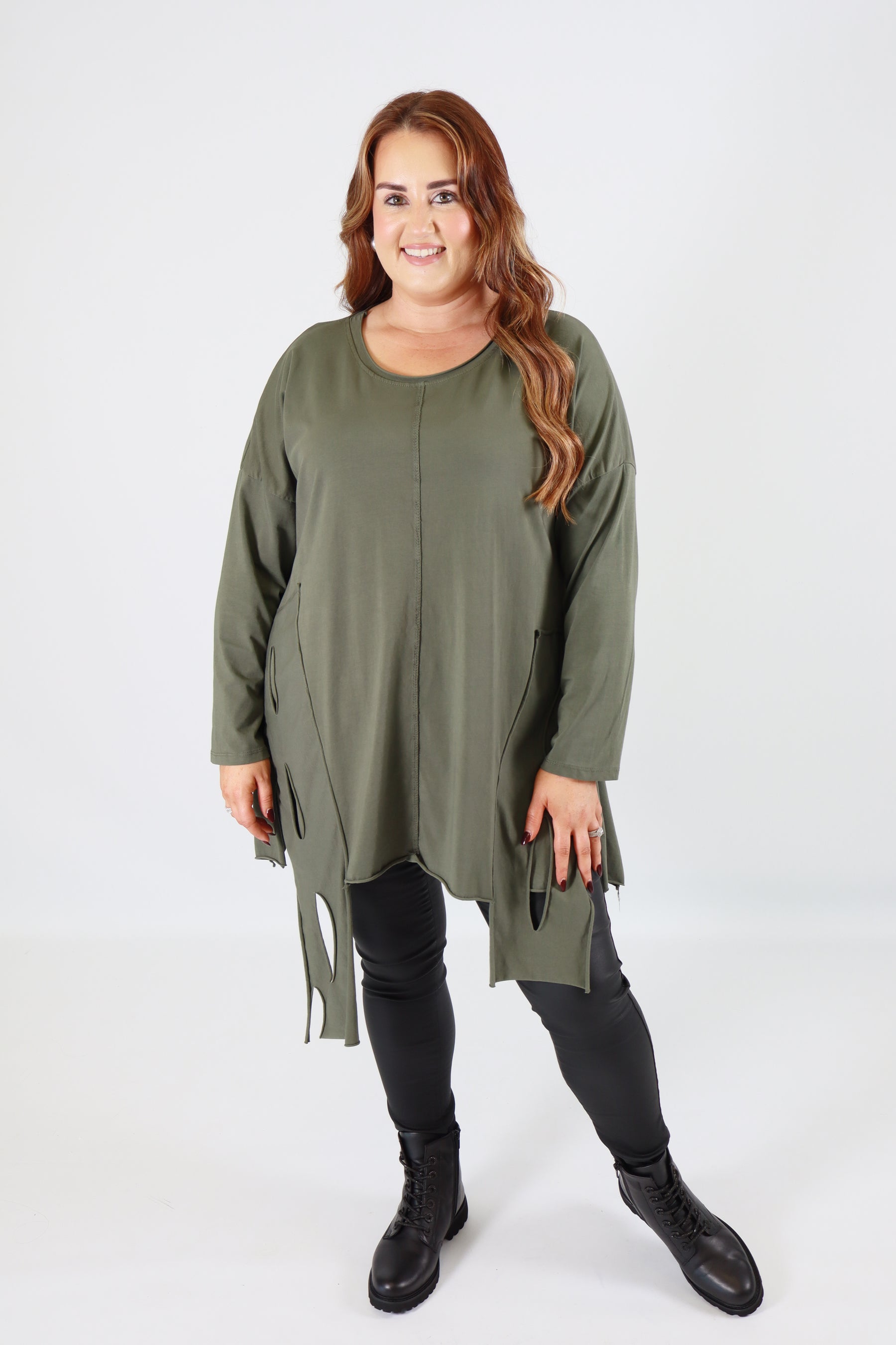 Tamsin Top In Khaki