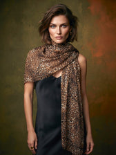 Tanya Scarf in Coffee, This image was created using AI
