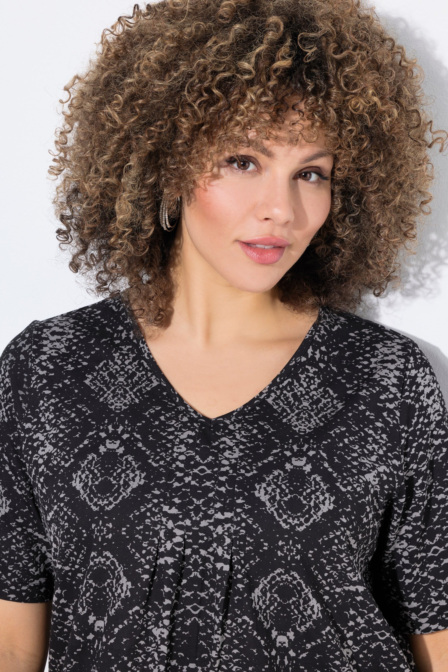 Ulla Popken Black Snake T-Shirt