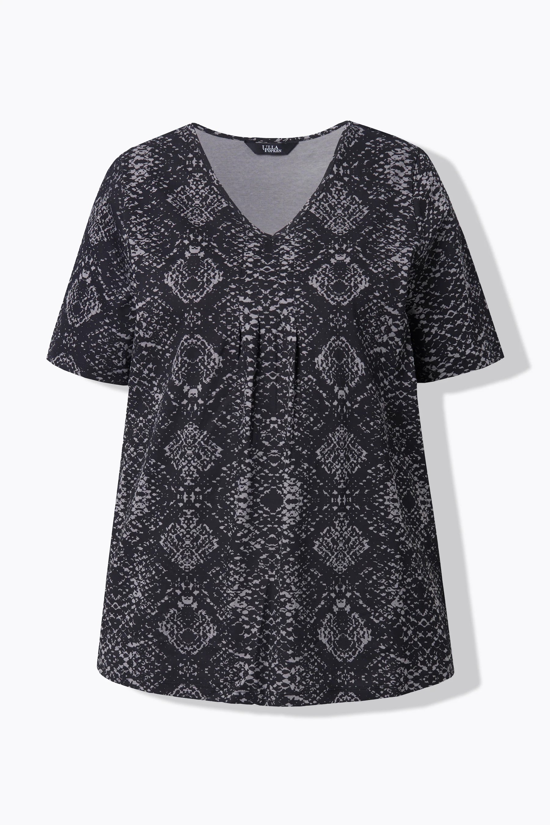 Ulla Popken Black Snake T-Shirt