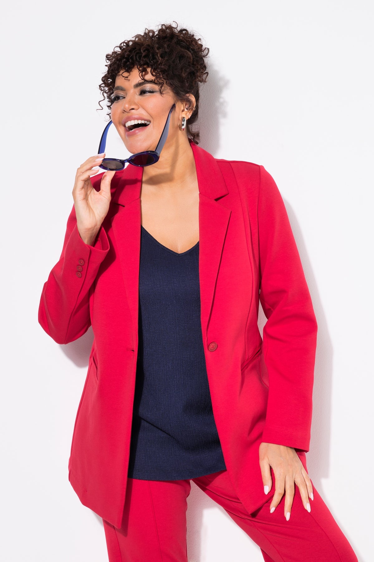 Ulla Popken Blazer in Red