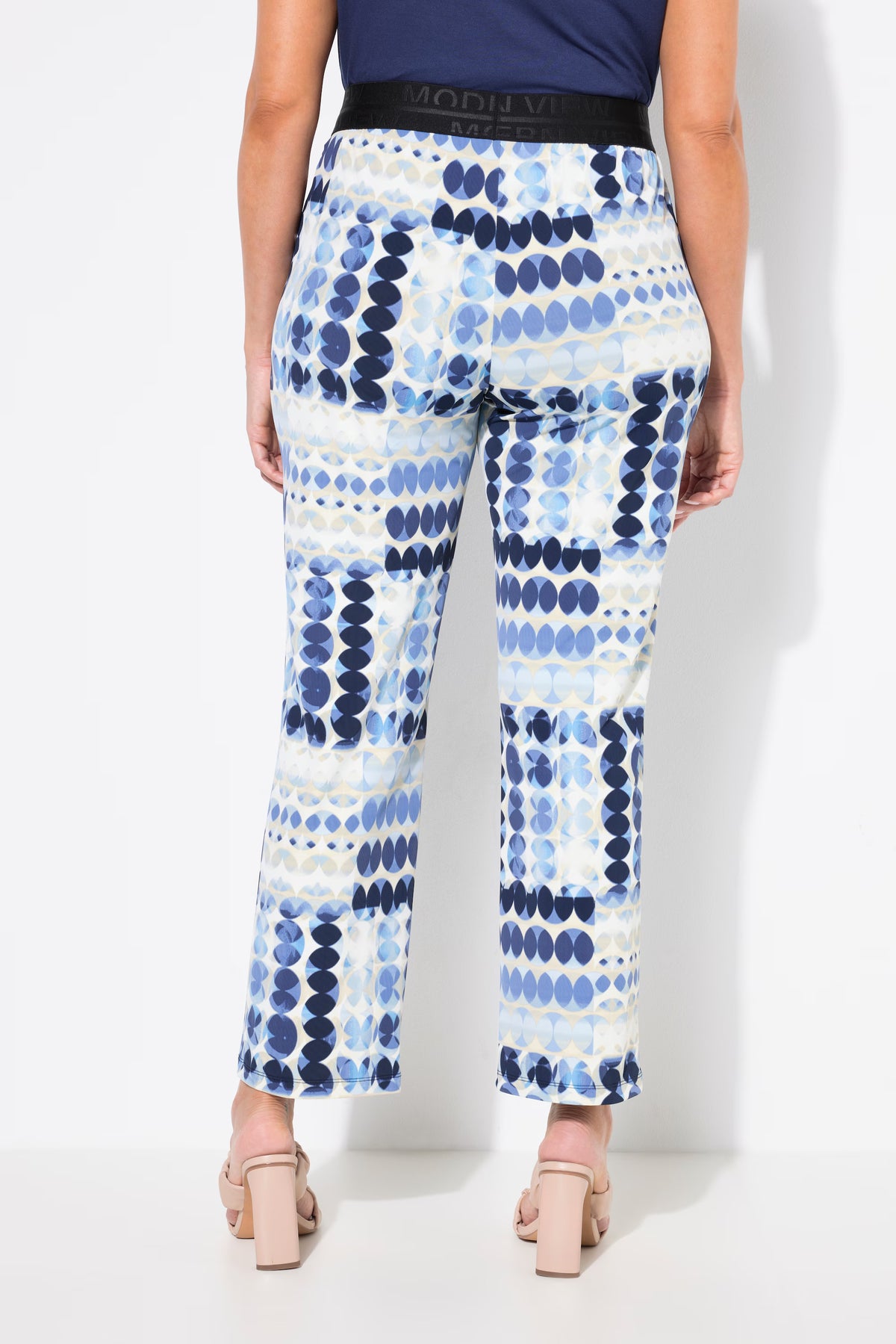 Ulla Popken Blue Circle Trousers