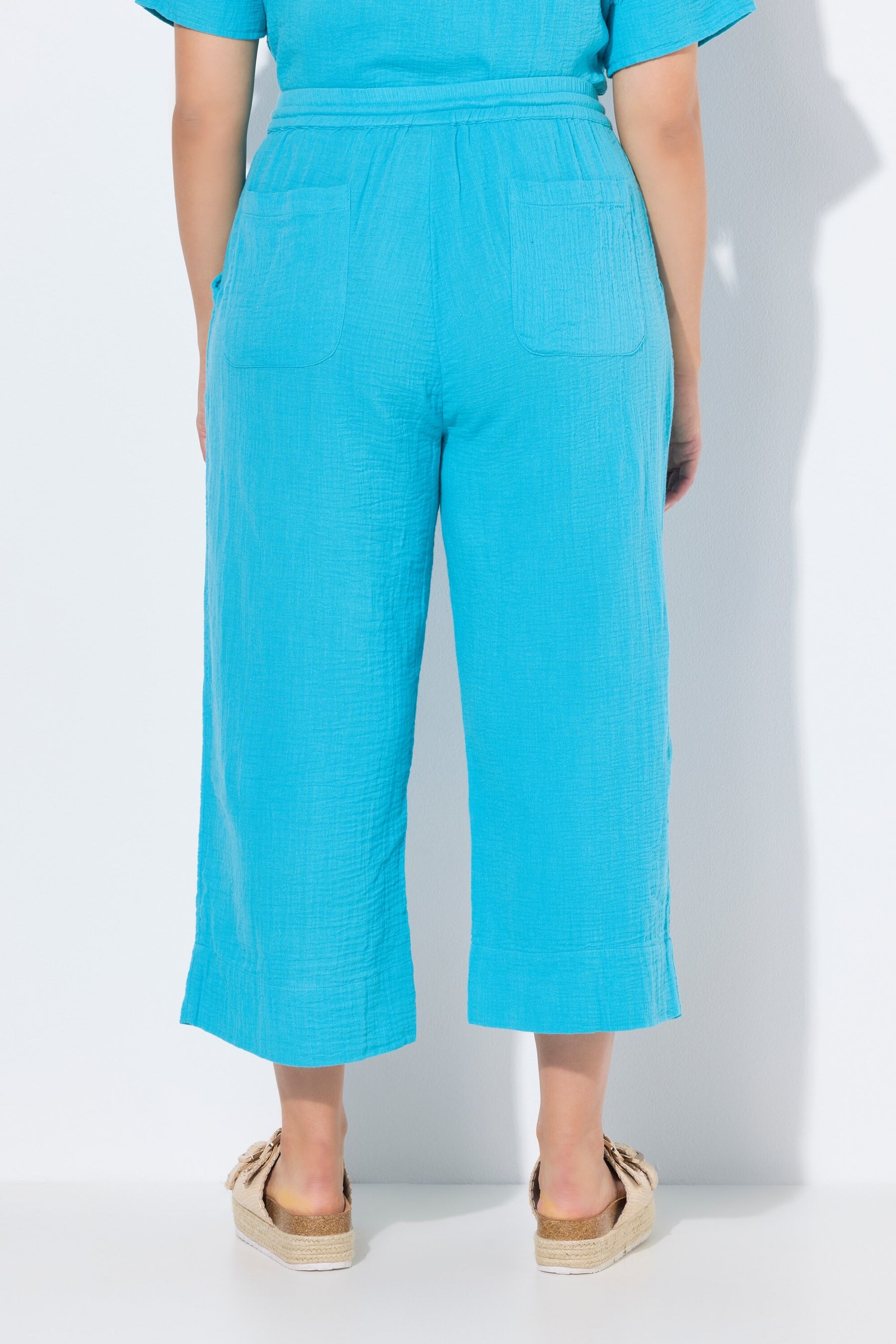 Ulla Popken Culottes in Turquoise