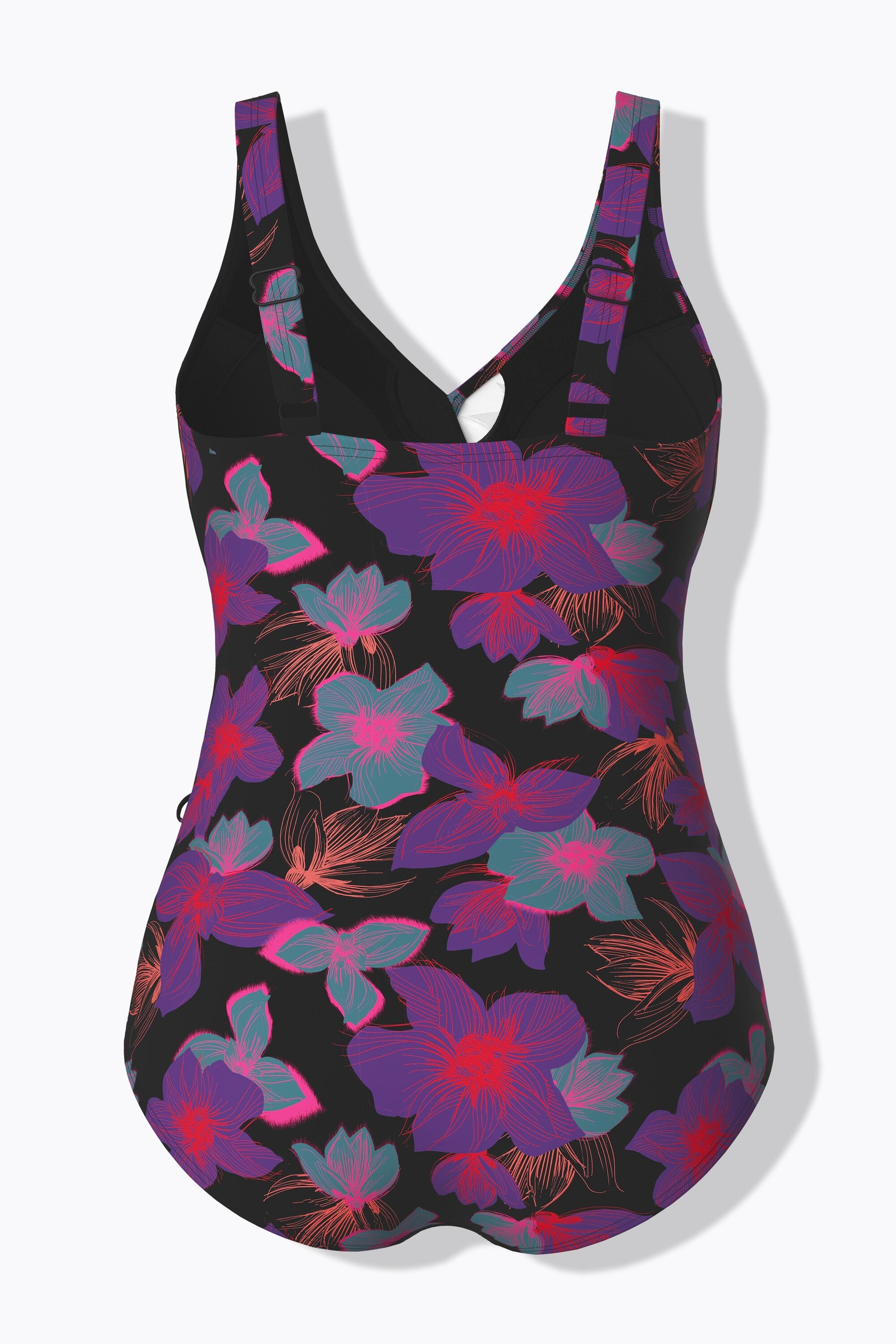 Ulla Popken Floral Swimsuit