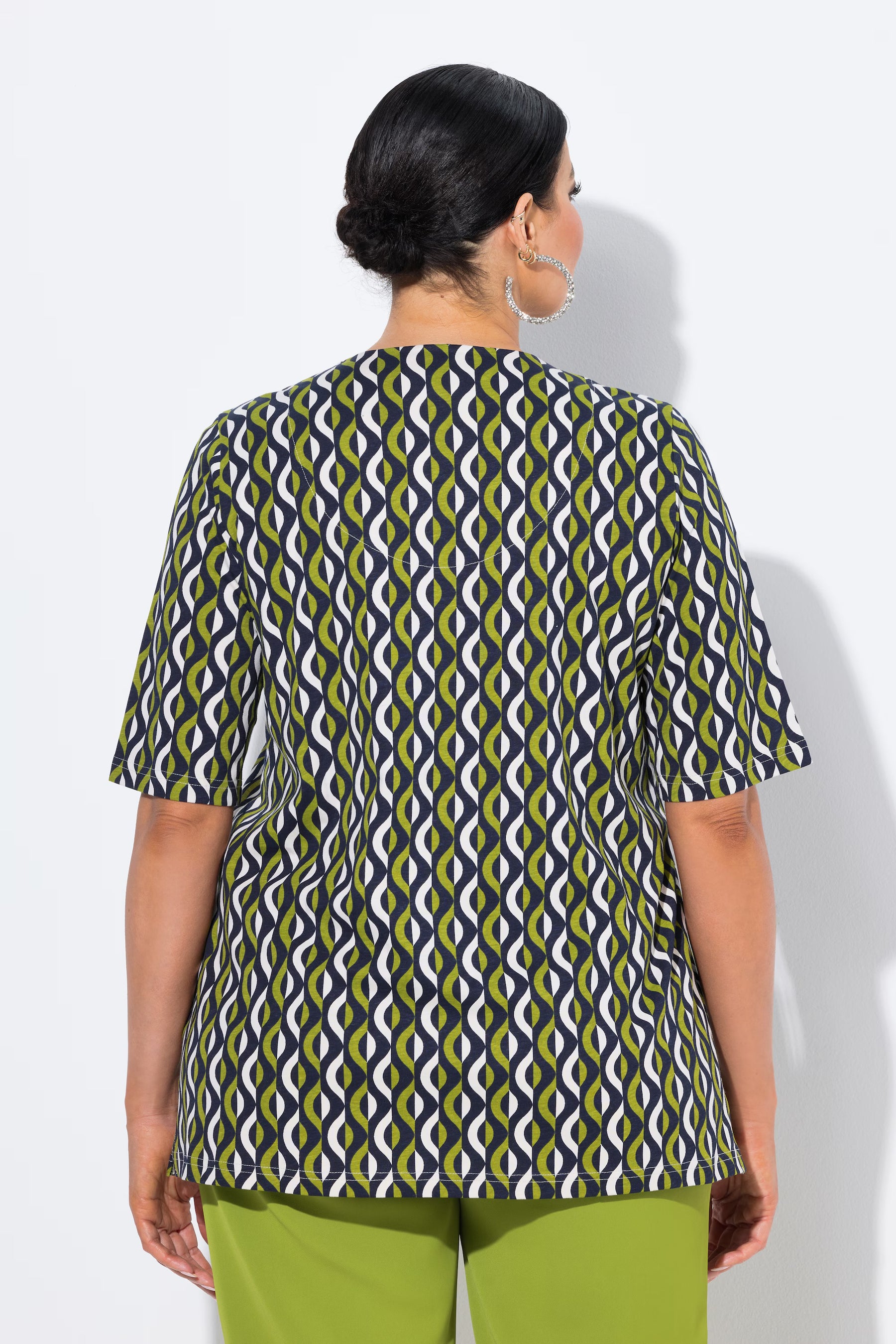 Ulla Popken Graphic Green T-Shirt