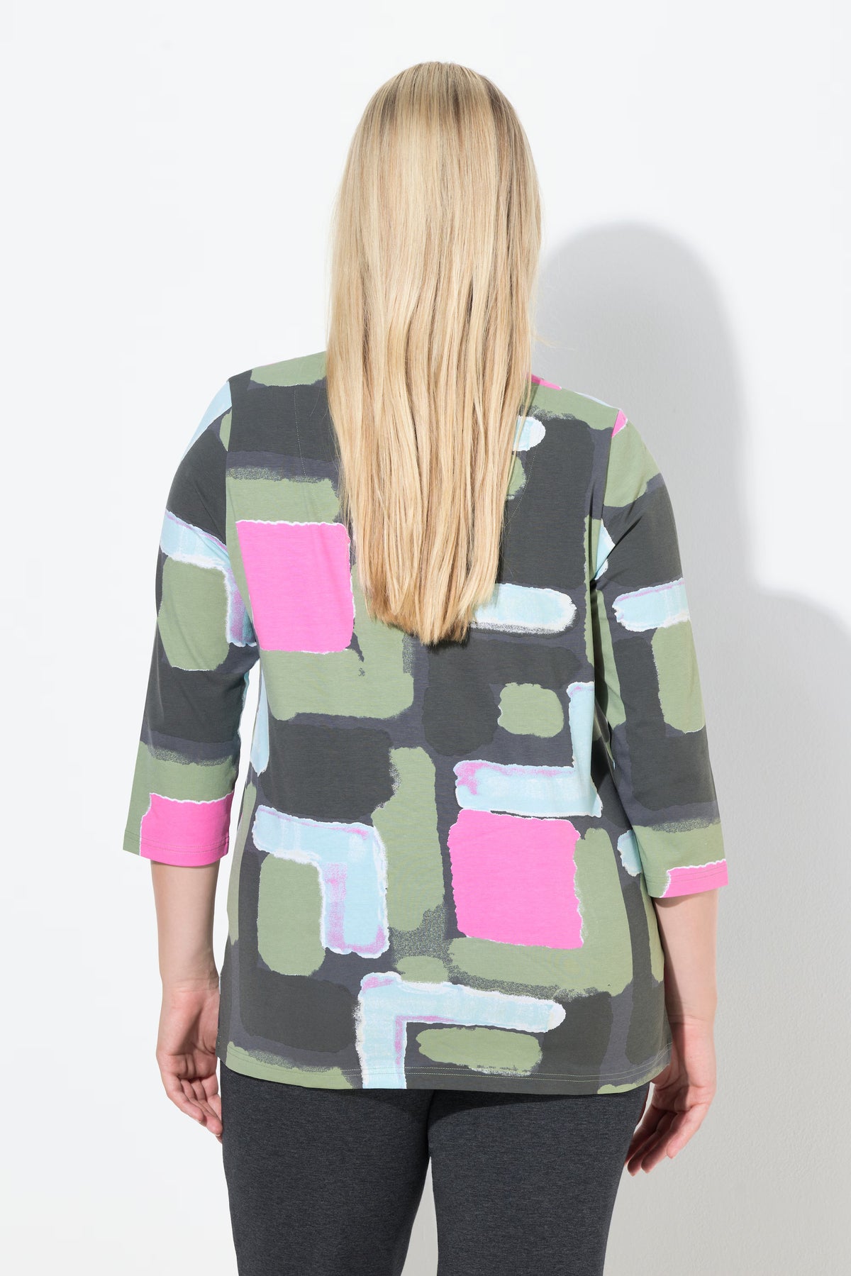 Ulla Popken Graphic Multicolour Top