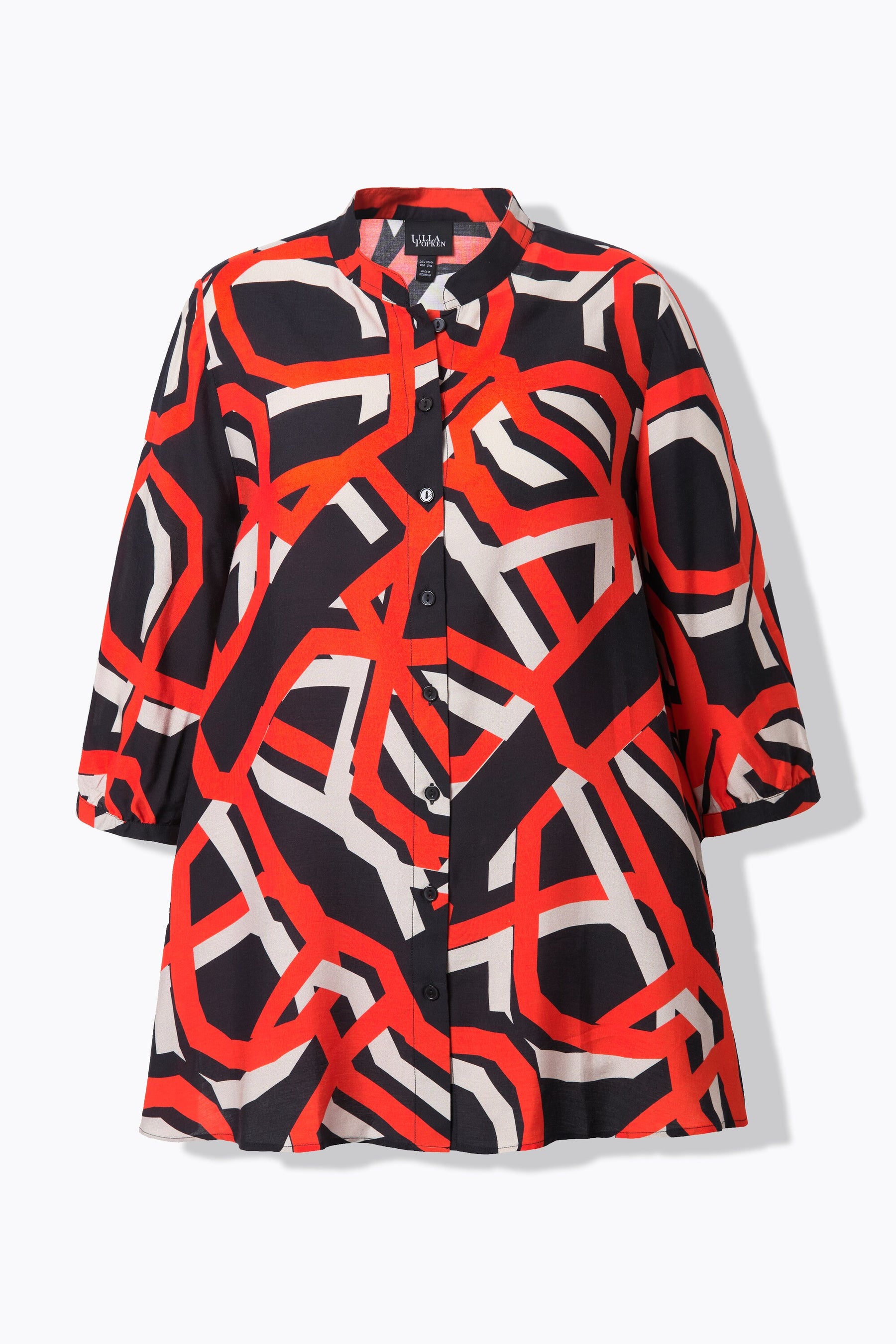 Ulla Popken Graphic Shirt in Orange