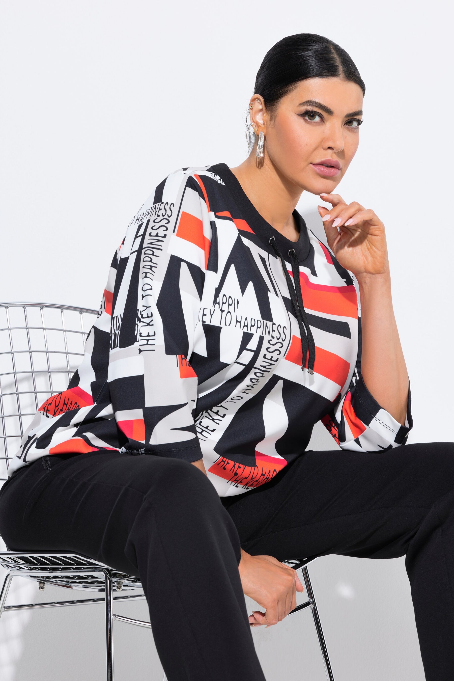 Ulla Popken Graphic Sweatshirt