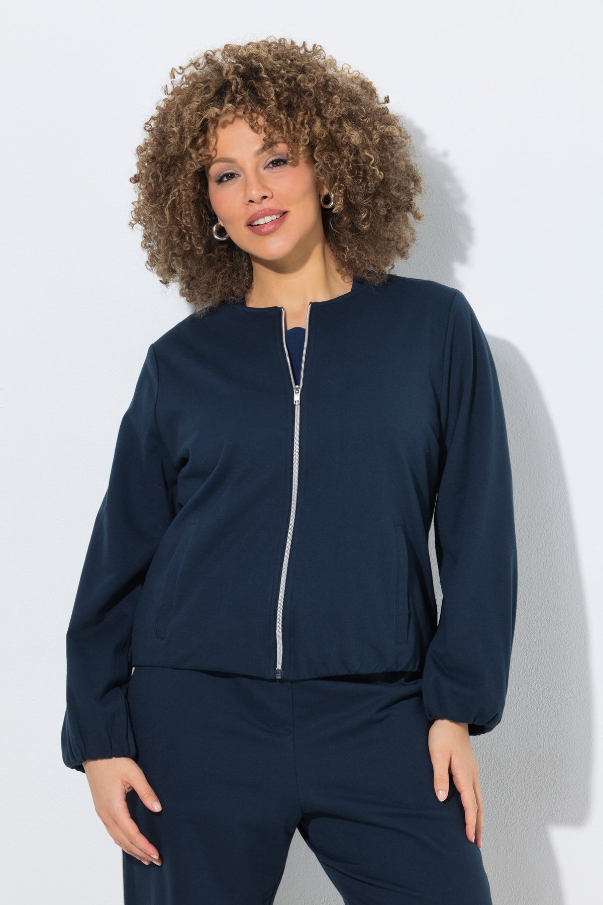 Ulla Popken Jacket in Navy