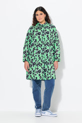 Ulla Popken Long Shirt in Green