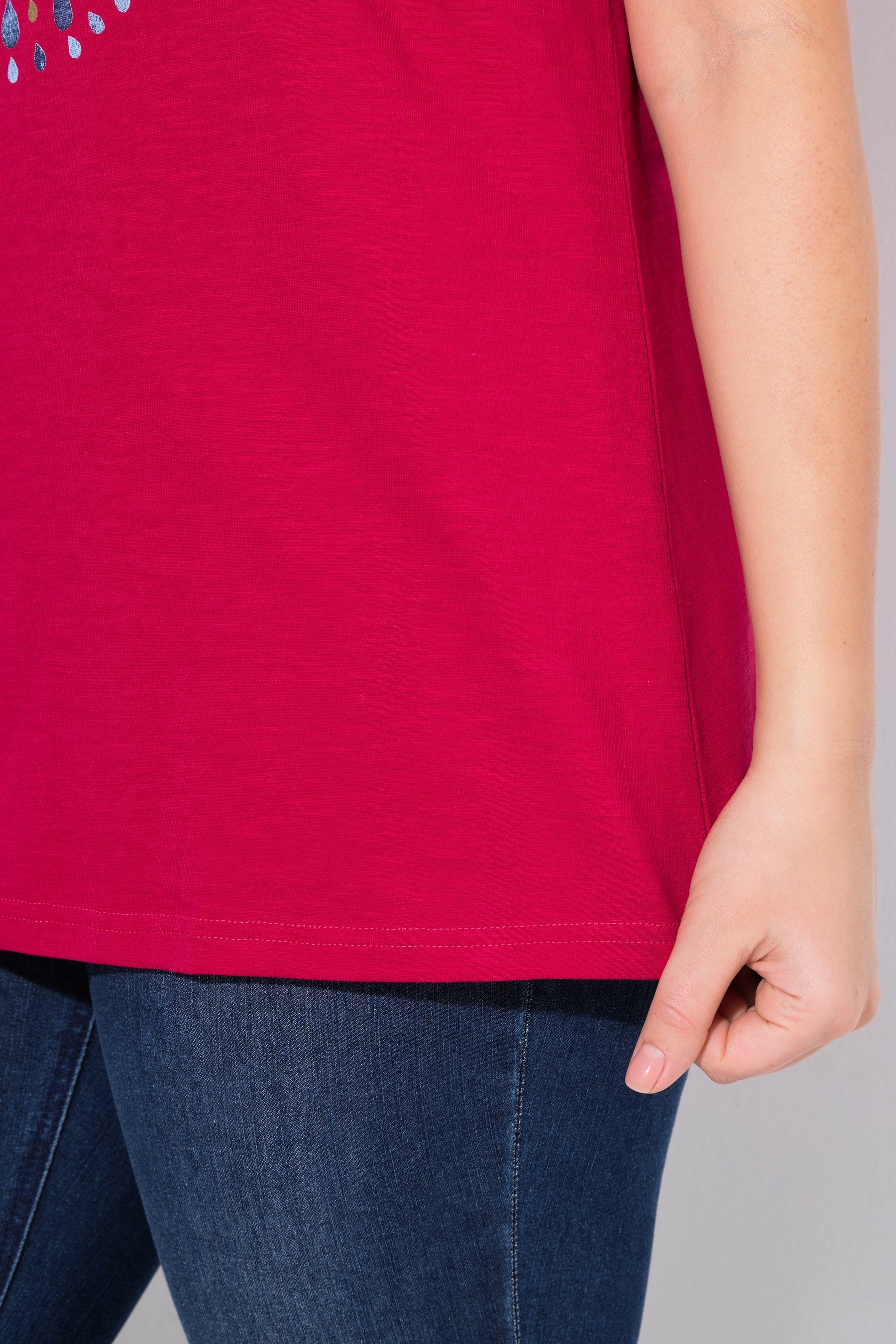 Ulla Popken Mandala T-Shirt in Red