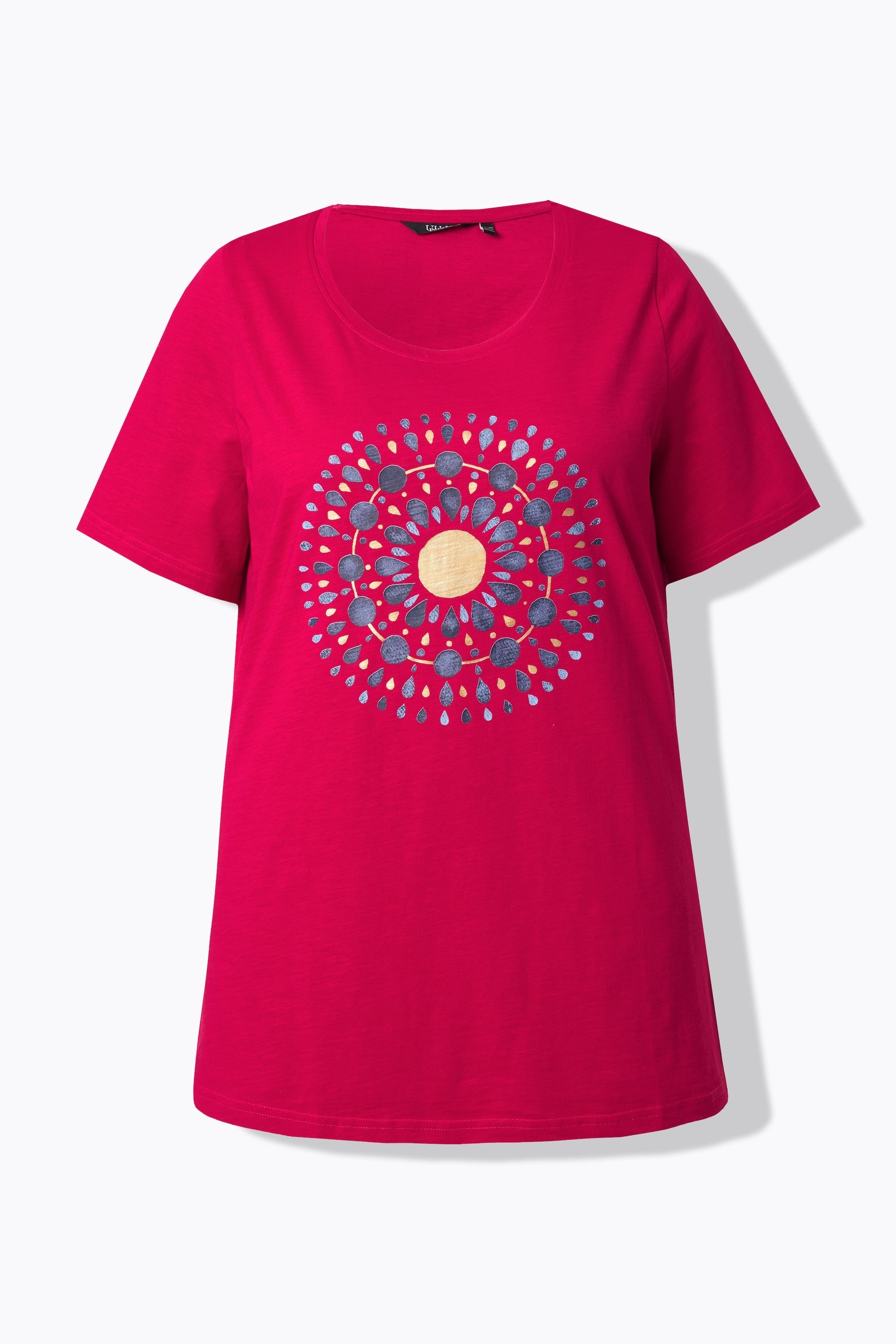 Ulla Popken Mandala T-Shirt in Red