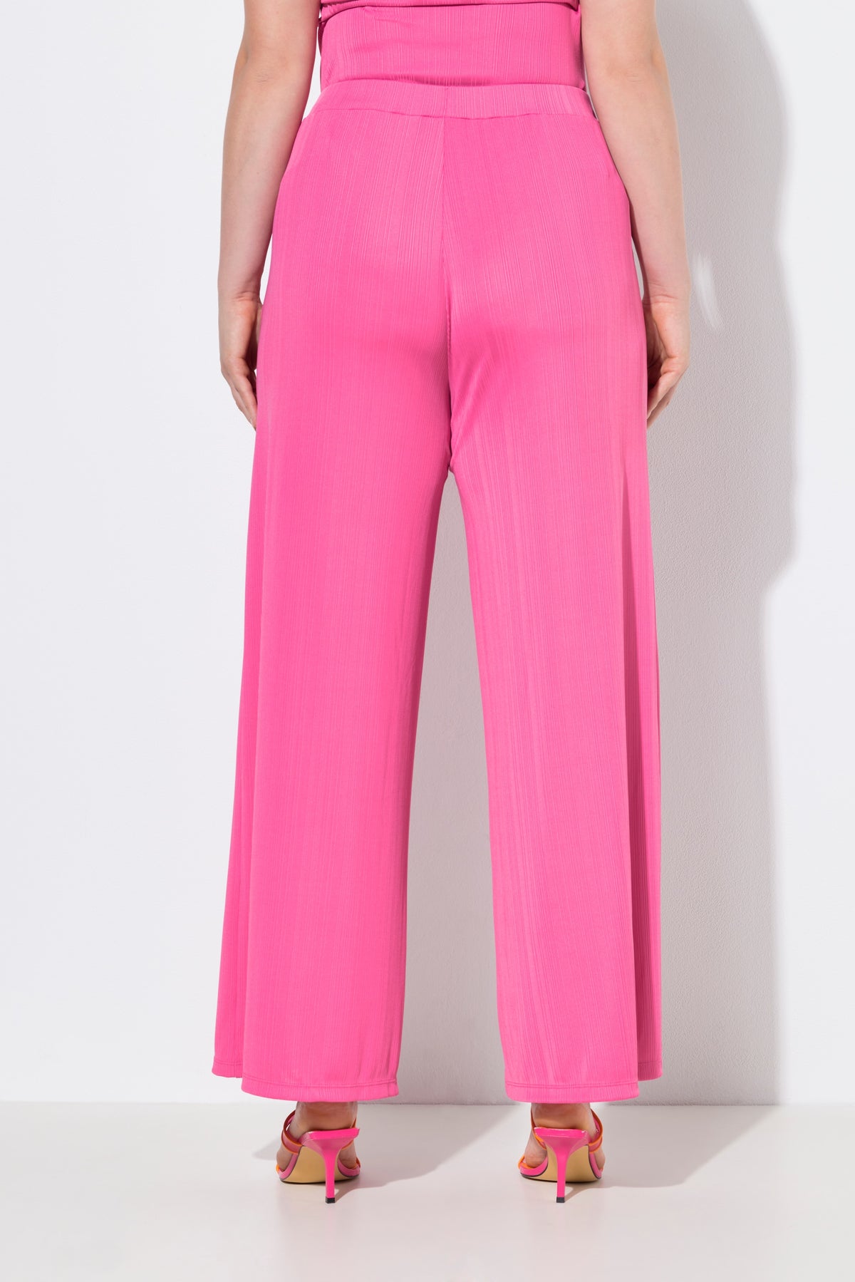 Ulla Popken Marlene Trousers in Pink