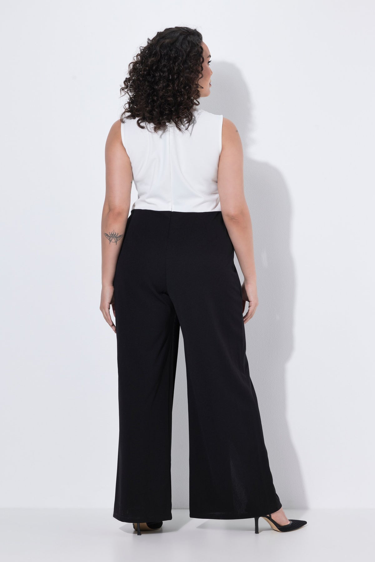 Ulla Popken Monochrome Jumpsuit