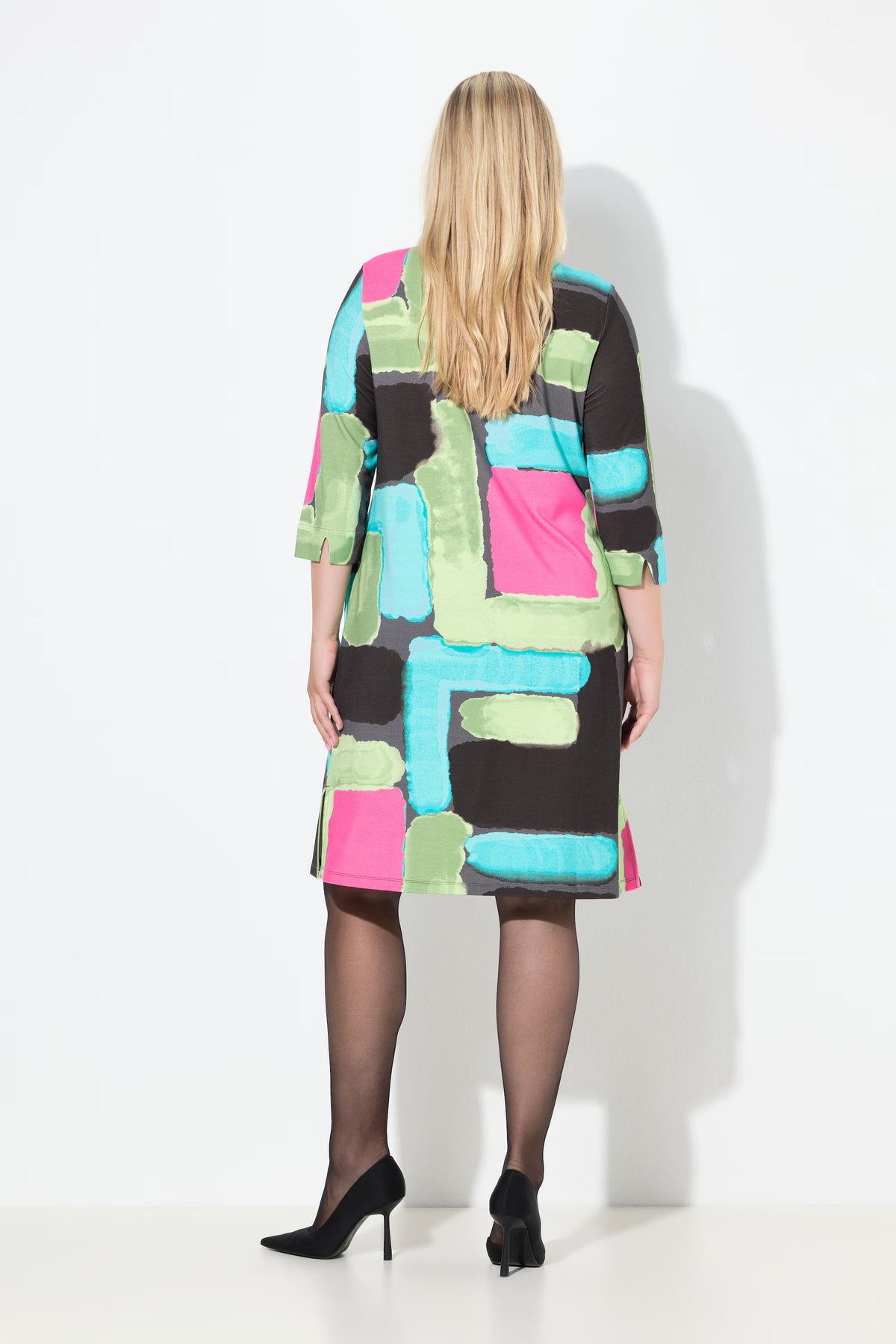 Ulla Popken Multicolour Midi Dress