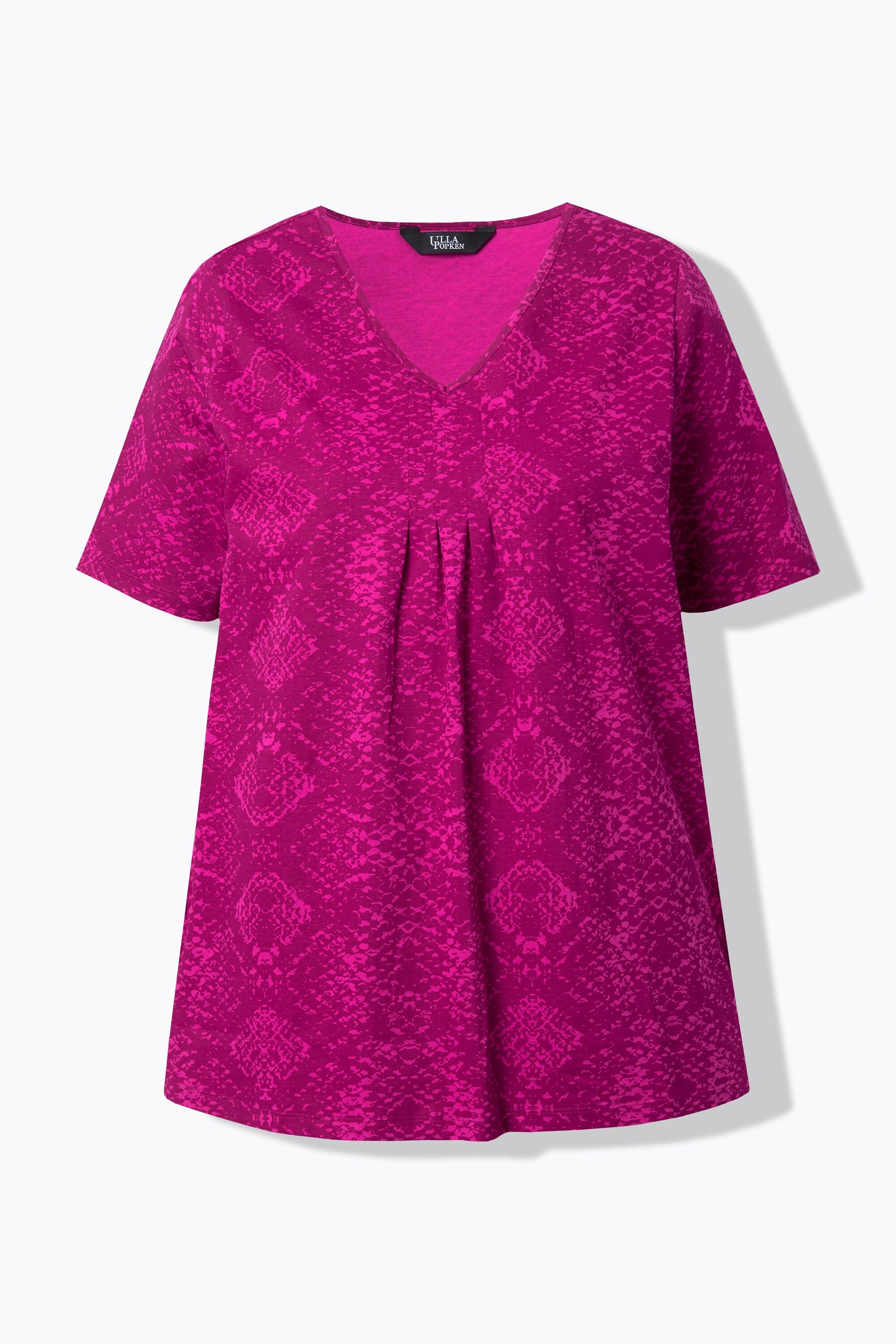 Ulla Popken Pink Snake T-Shirt